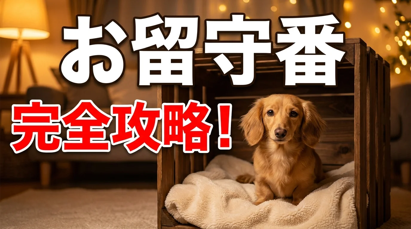 ダックスフンドのお留守番トレーニング｜分離不安を防ぐ段階的な慣らし方