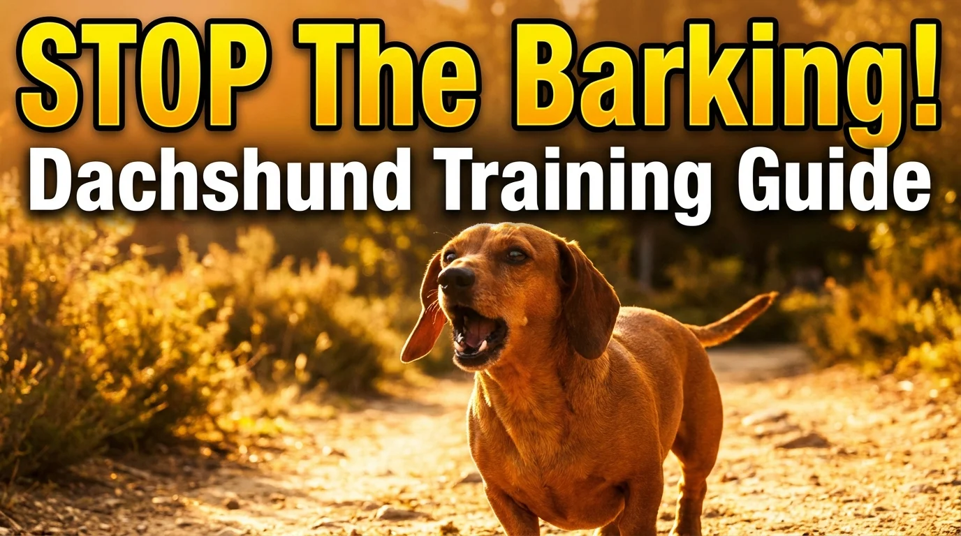 How to Stop Your Dachshund from Barking: Training & Devices