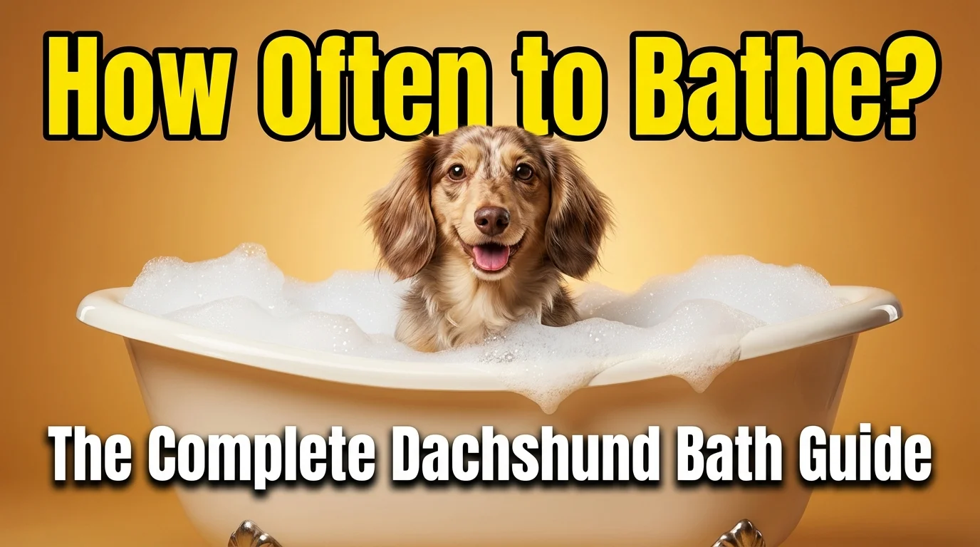 The Ultimate Dachshund Bathing Guide: How Often and How To