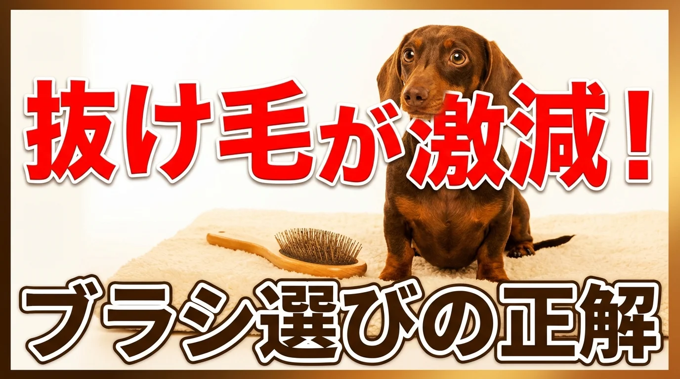 ダックスフンド向けブラシの選び方:換毛期の抜け毛対策とおすすめグッズ