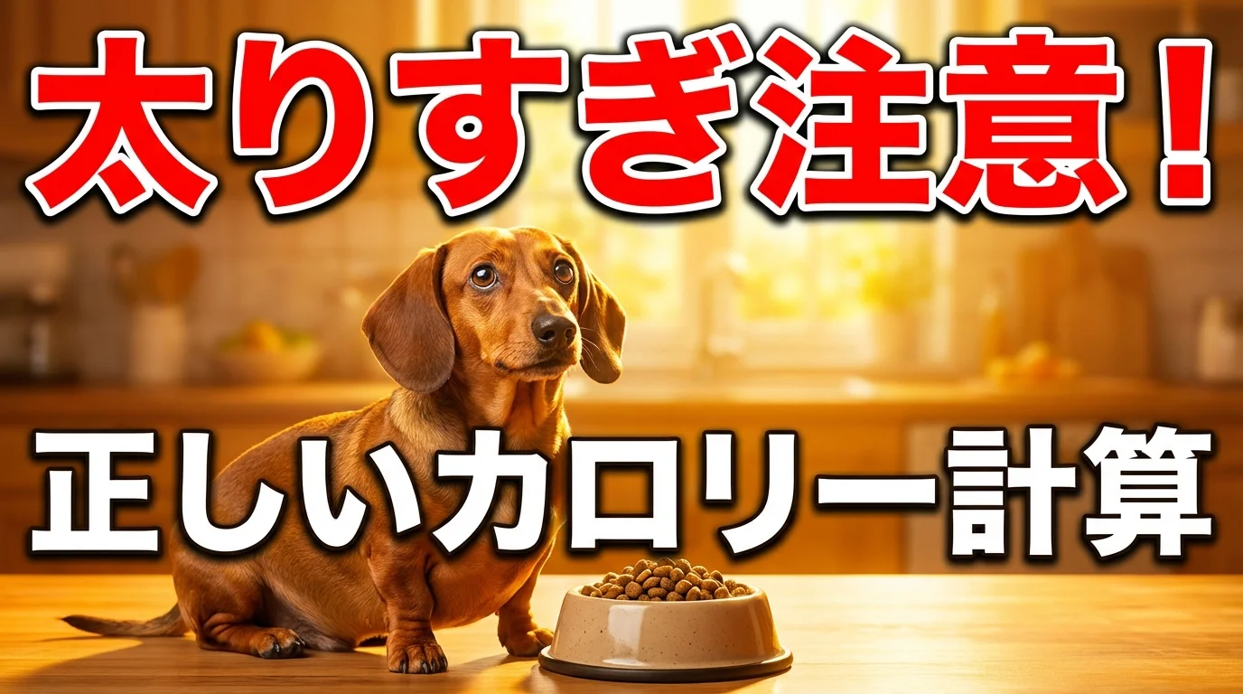 ダックスフンドの正しい食事量とカロリー計算:肥満を防ぐ管理ガイド