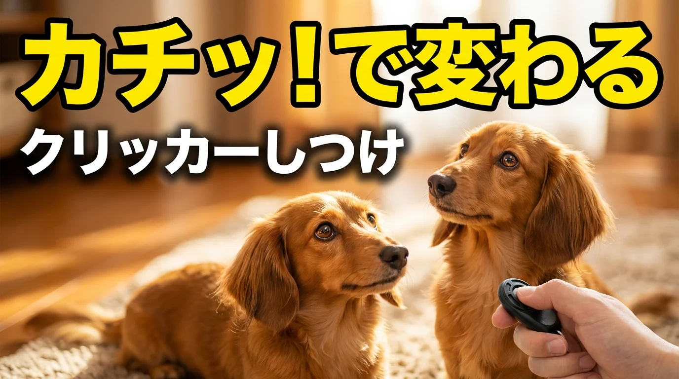 ダックスフンドのしつけに最適!クリッカートレーニングのやり方とコツ