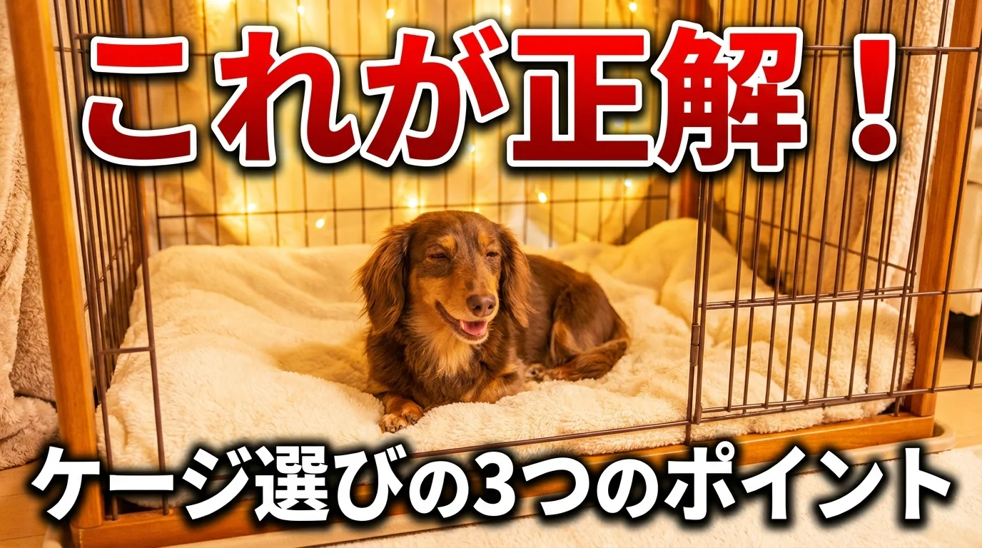 ダックスフンドのケージ・サークル選び！留守番や寝床に最適な室内環境
