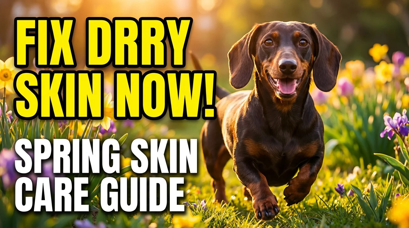 Dachshund Dry Skin Care: How to Prevent Spring Skin Conditions