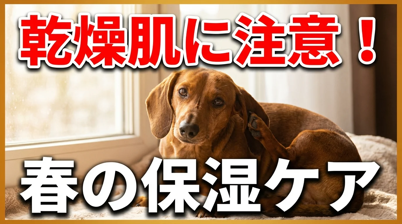 ダックスフンドの乾燥肌対策と保湿ケア:春の皮膚トラブルを防ぐ方法