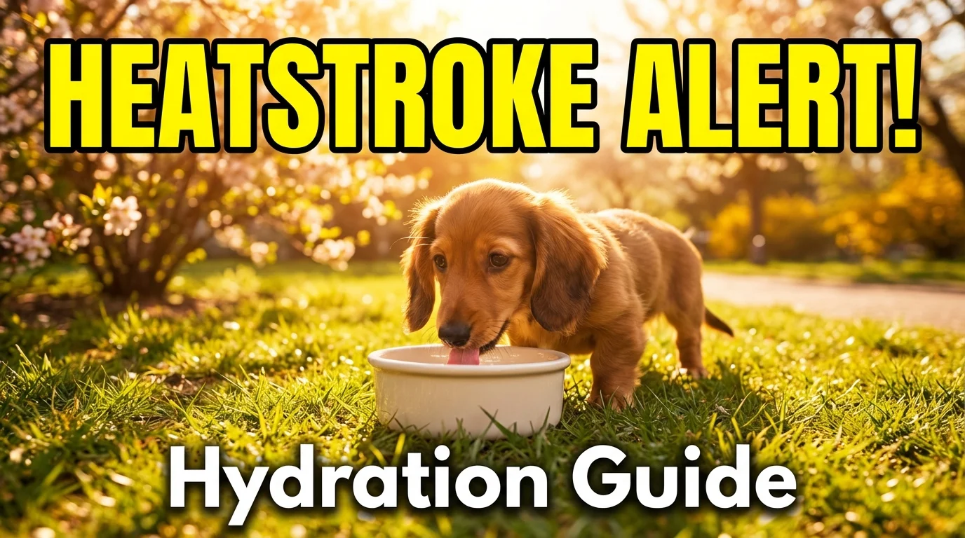 Dachshund Hydration Guide: Preventing Heatstroke from Spring to Early Summer
