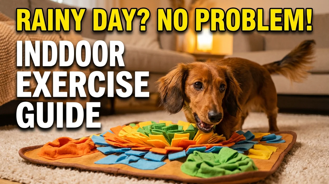 Dachshund Indoor Exercise Guide: Safe Ways to Burn Energy & Relieve Stress on Rainy Days