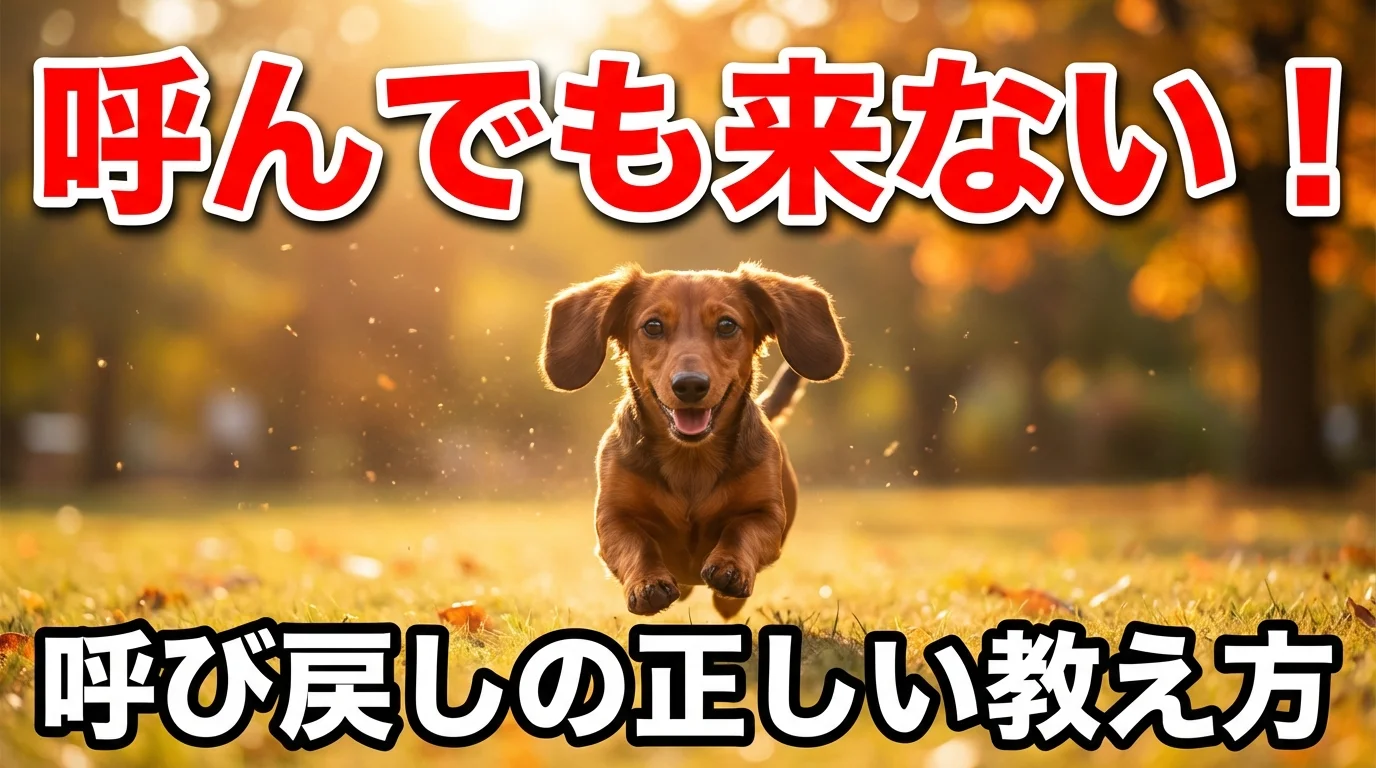 ダックスフンドの呼び戻し(おいで)トレーニング完全ガイド