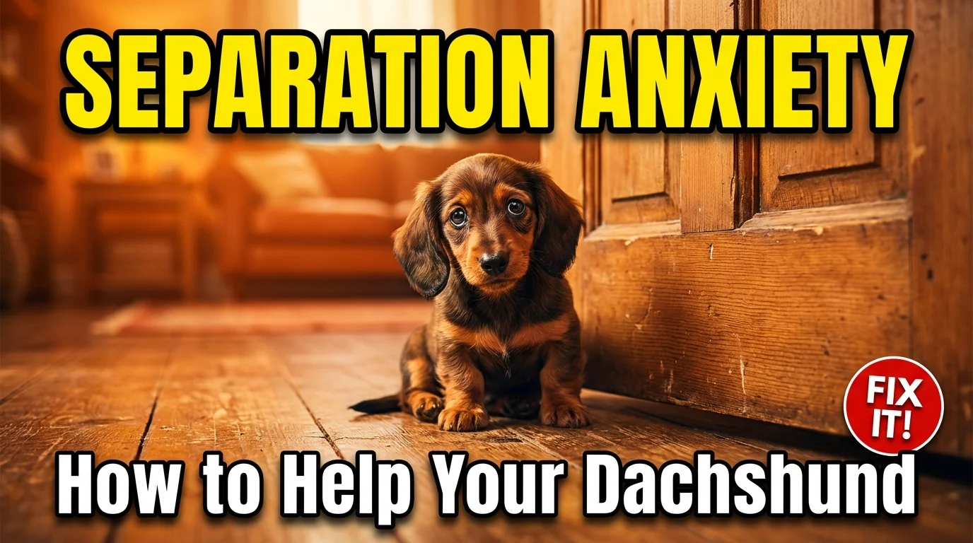 Dachshund Separation Anxiety: A Vet-Approved Guide to a Calm and Happy Dog