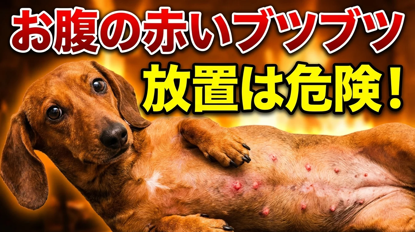 ダックスフンドの皮膚湿疹・発疹の原因と対処法!お腹の赤いブツブツは要注意