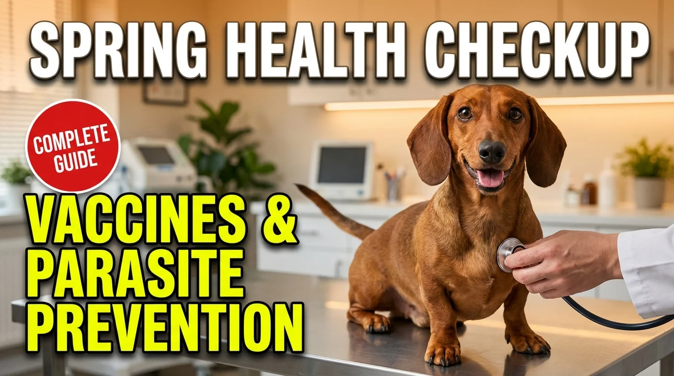 Dachshund Spring Health Checkup & Vaccination Guide: Heartworm, Flea & Tick Prevention