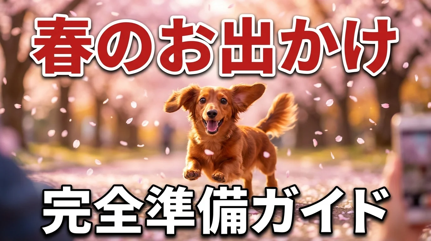 ダックスフンドと春の外出!準備、注意点、おすすめスポット完全ガイド