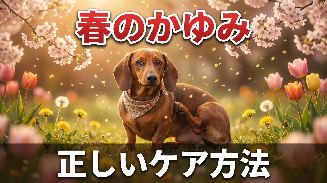 ダックスフンドの春の皮膚トラブル対策:かゆみの原因と正しいスキンケア
