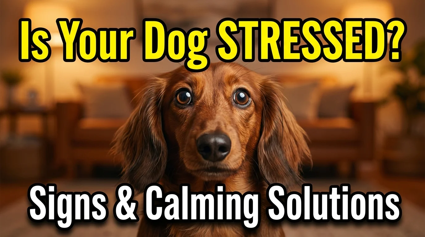 Decoding Your Dachshund's Stress Signals: Causes & Calming Solutions