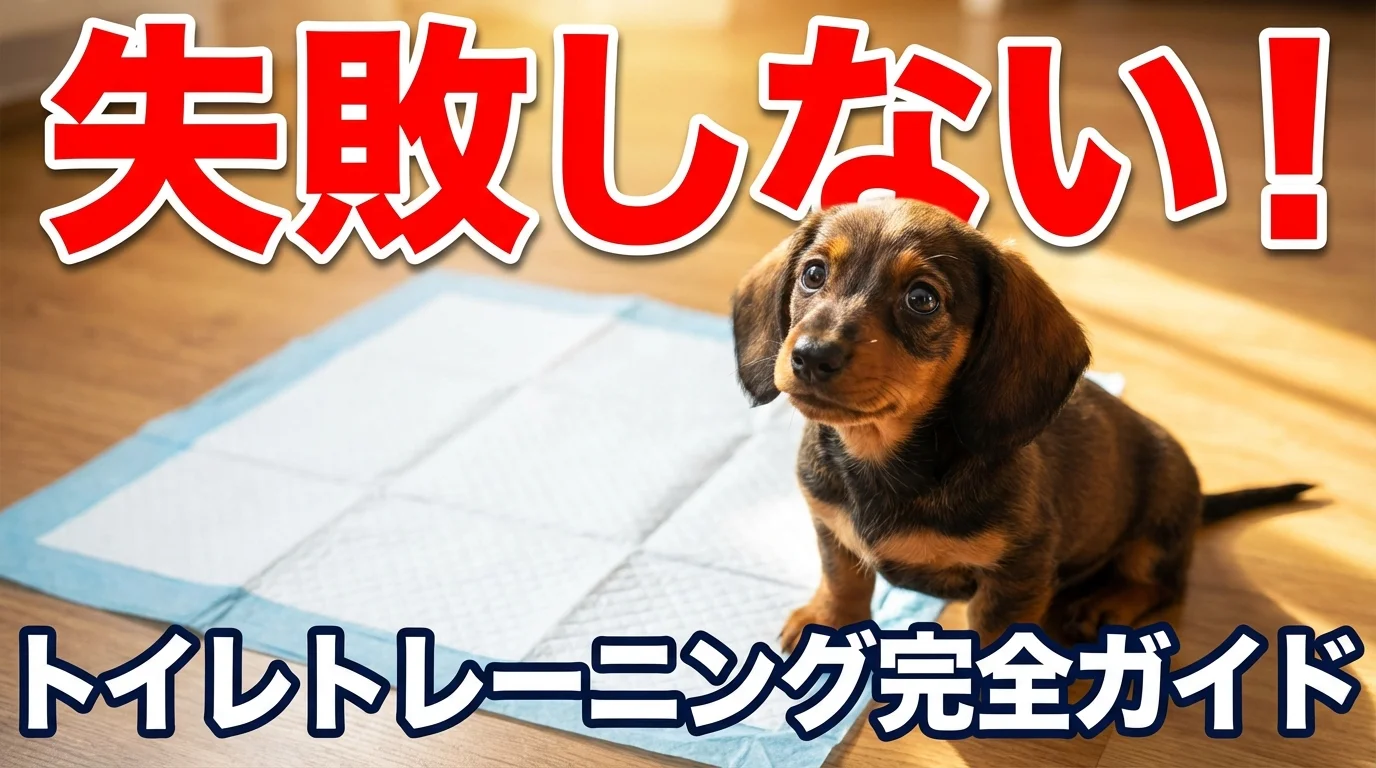 ダックスフンドのトイレトレーニング完全ガイド!失敗しないコツと対策