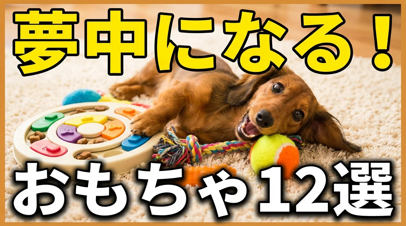 【獣医師監修】ダックスフンドが夢中になる!目的別おすすめおもちゃ12選