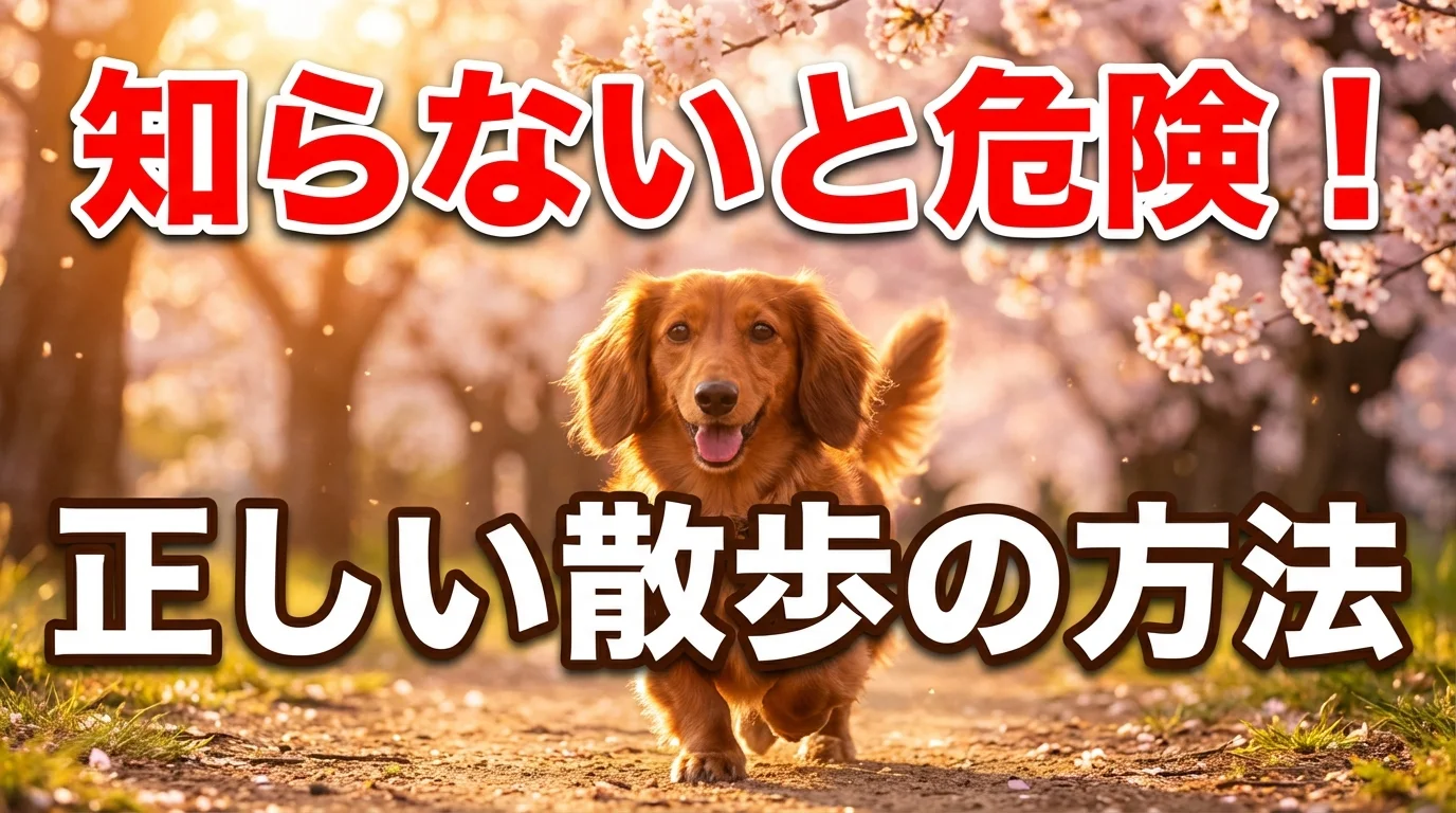 ダックスフンドの散歩の正しい方法・距離・時間の目安