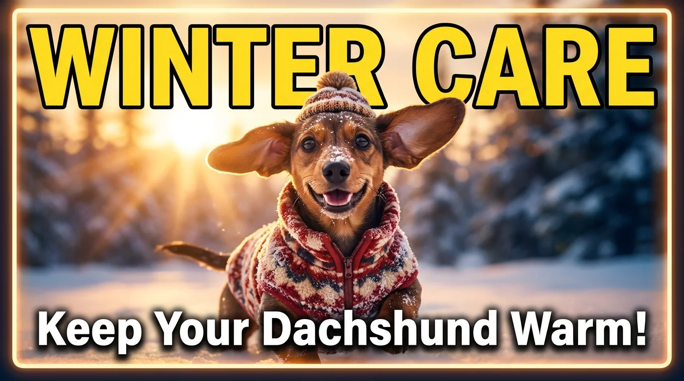 A Complete Guide to Dachshund Winter Care: Keeping Your Wiener Dog Warm