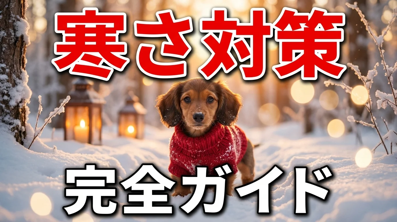 ダックスフンドの寒さ対策完全ガイド|冬の散歩や室内での注意点